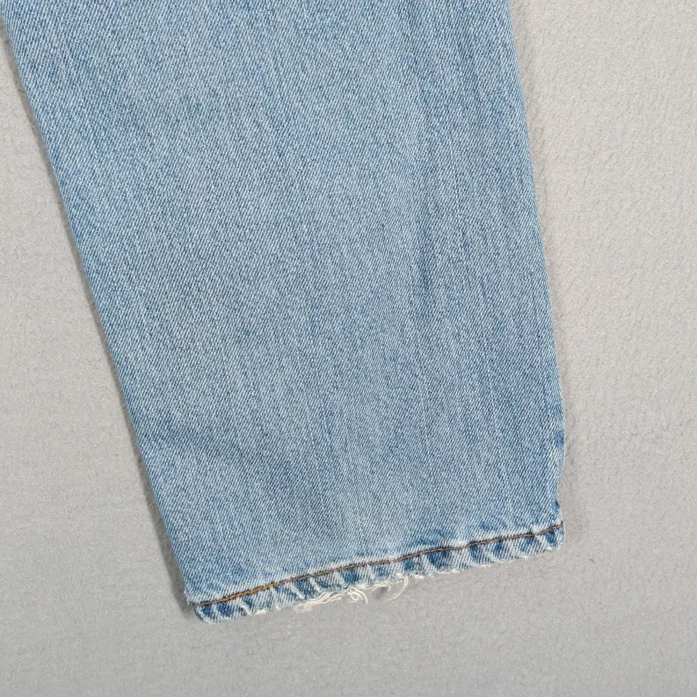 Levi's 505 Jeans Mens 33x32 Blue Regular Fit Straight‎ Leg Denim Cotton Casual